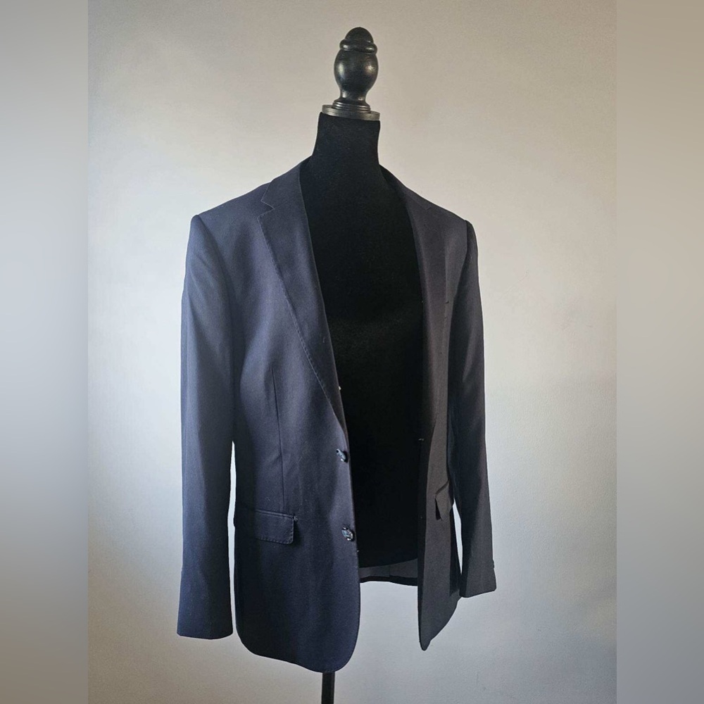 Navy Blue Men’s Suit Jacket Slim Fit